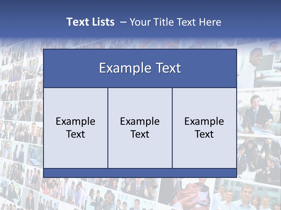 Exchange Businesswoman Time PowerPoint Template