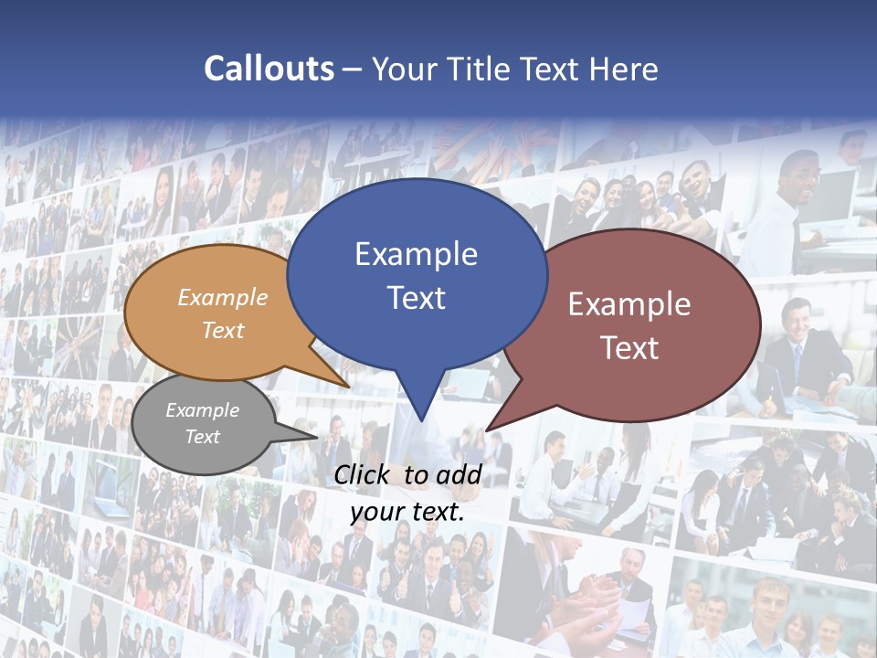 Exchange Businesswoman Time PowerPoint Template