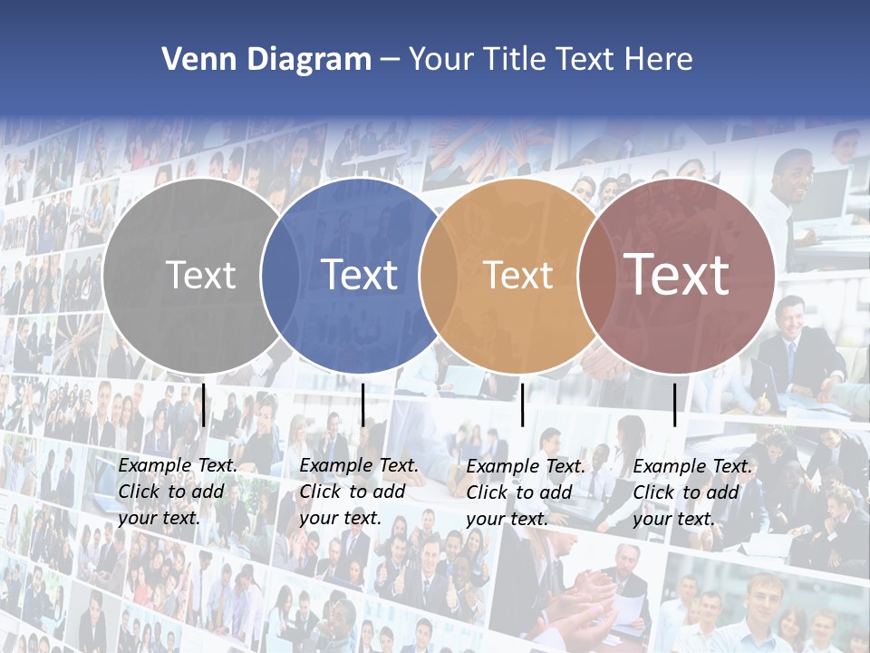 Exchange Businesswoman Time PowerPoint Template