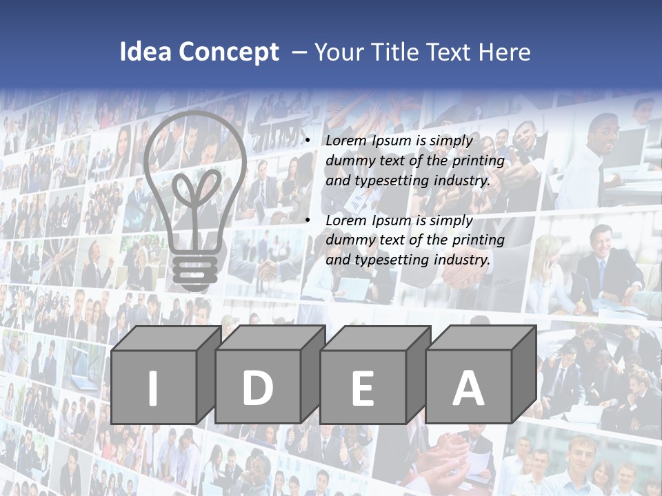 Exchange Businesswoman Time PowerPoint Template