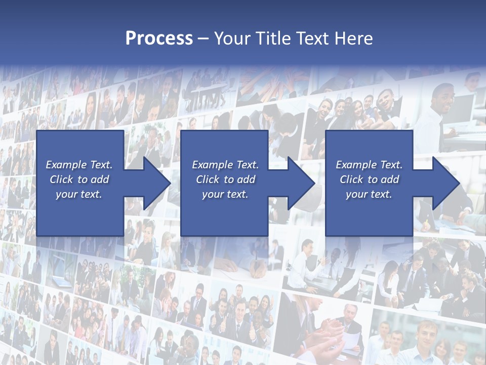 Exchange Businesswoman Time PowerPoint Template