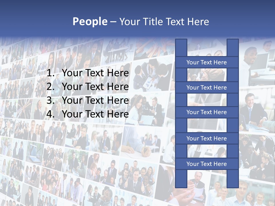 Exchange Businesswoman Time PowerPoint Template