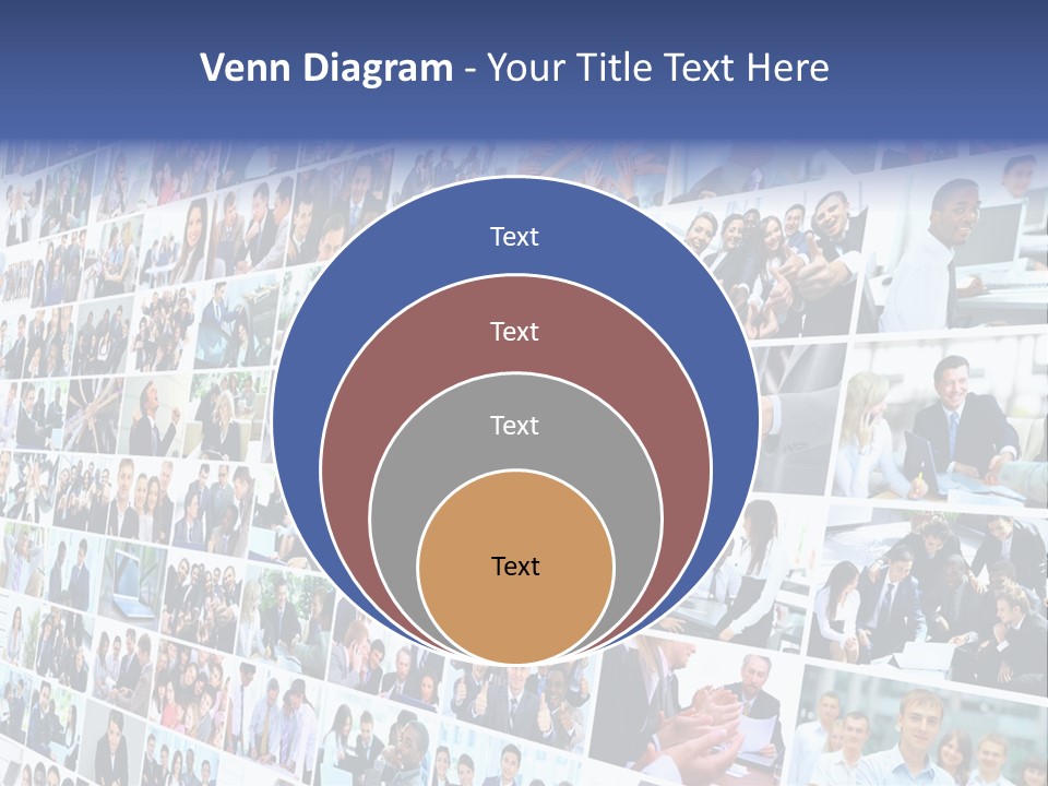 Exchange Businesswoman Time PowerPoint Template