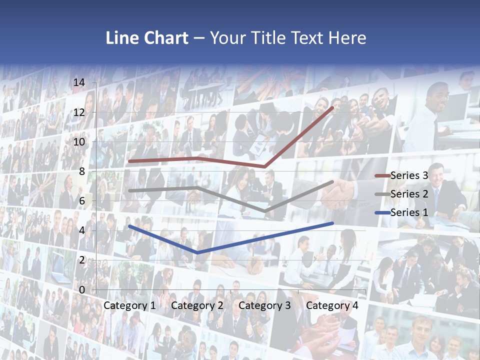 Exchange Businesswoman Time PowerPoint Template