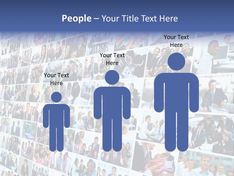 Exchange Businesswoman Time PowerPoint Template