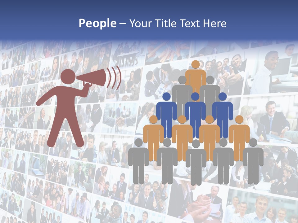 Exchange Businesswoman Time PowerPoint Template