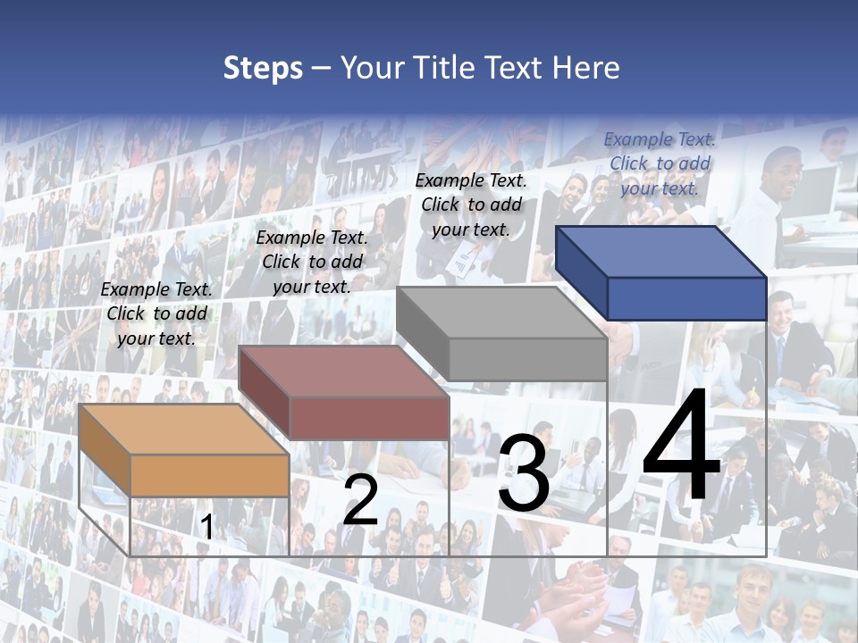 Exchange Businesswoman Time PowerPoint Template