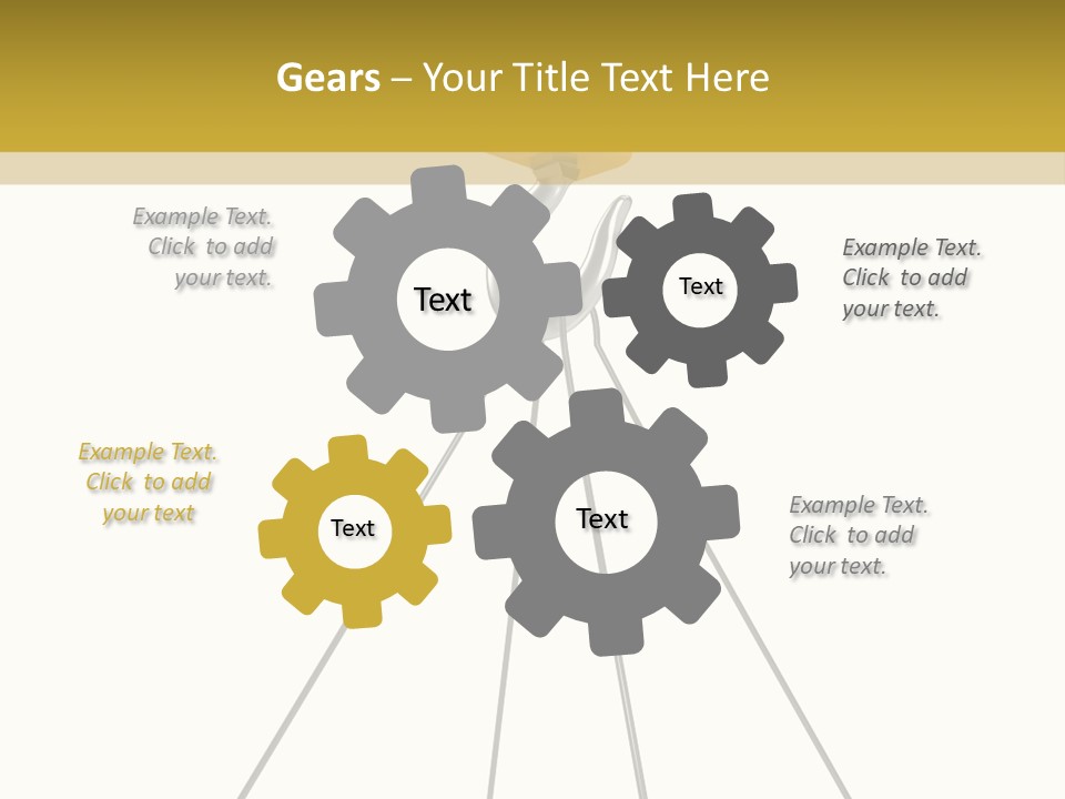 Rendering Strength Metal PowerPoint Template