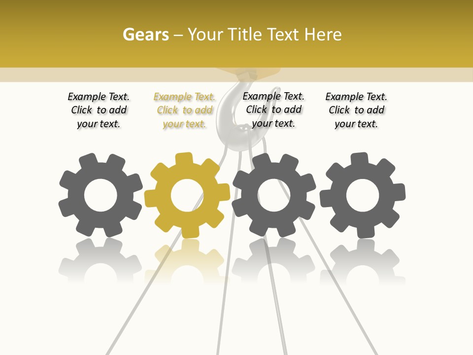 Rendering Strength Metal PowerPoint Template