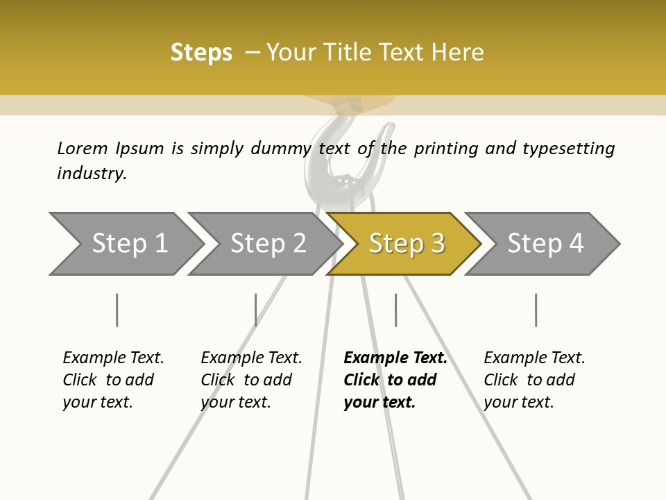 Rendering Strength Metal PowerPoint Template
