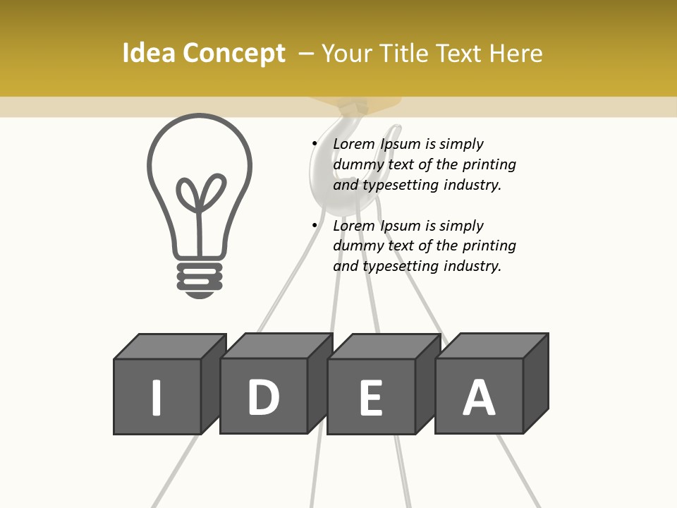 Rendering Strength Metal PowerPoint Template
