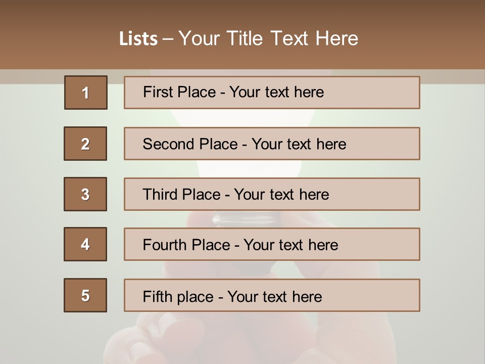 Resolve Electric Idea PowerPoint Template