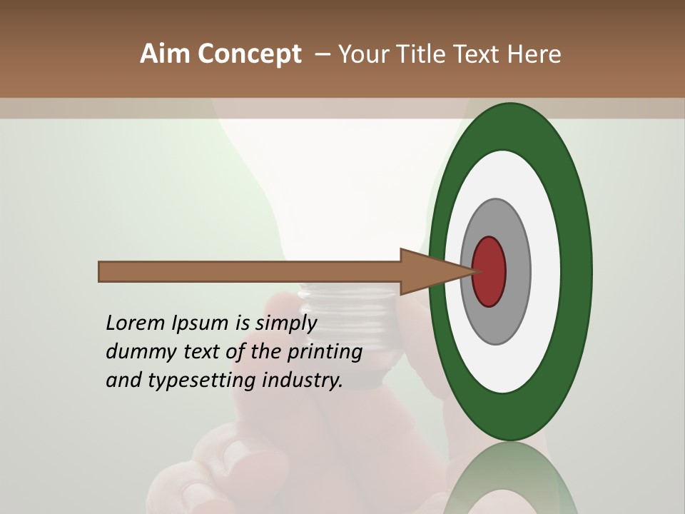 Resolve Electric Idea PowerPoint Template