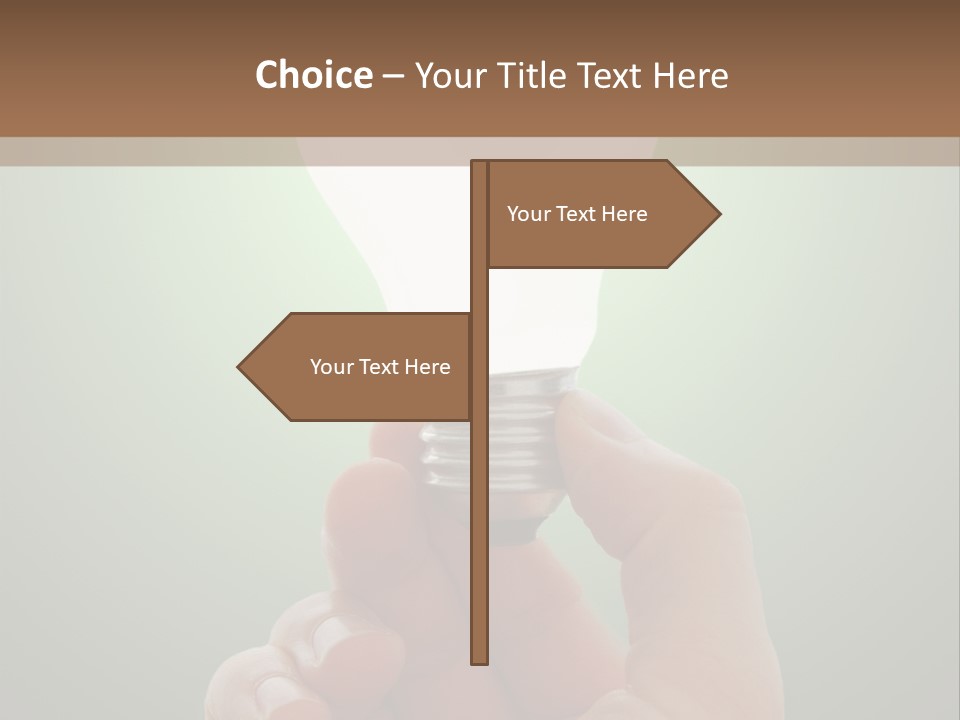 Resolve Electric Idea PowerPoint Template