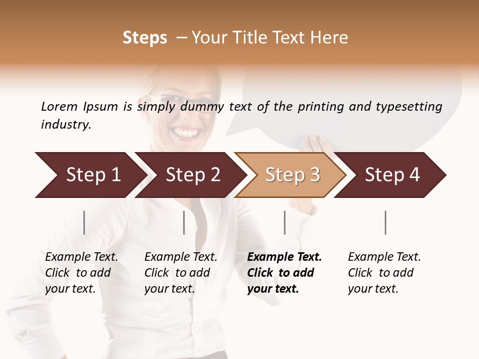 Talk Smile Intelligence PowerPoint Template