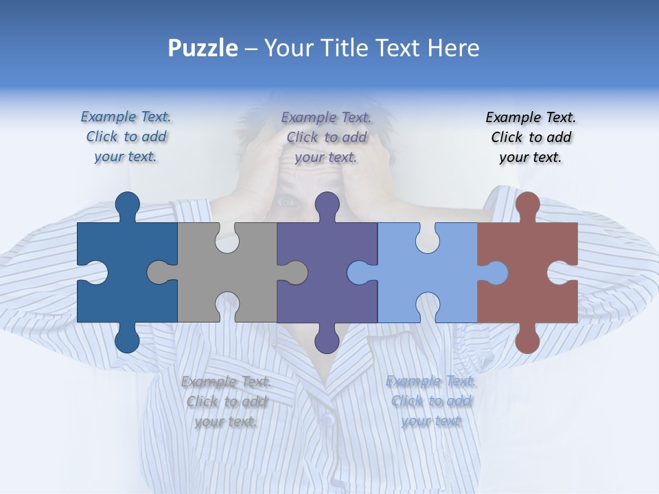 Noisy Stress Trouble Sleeping PowerPoint Template