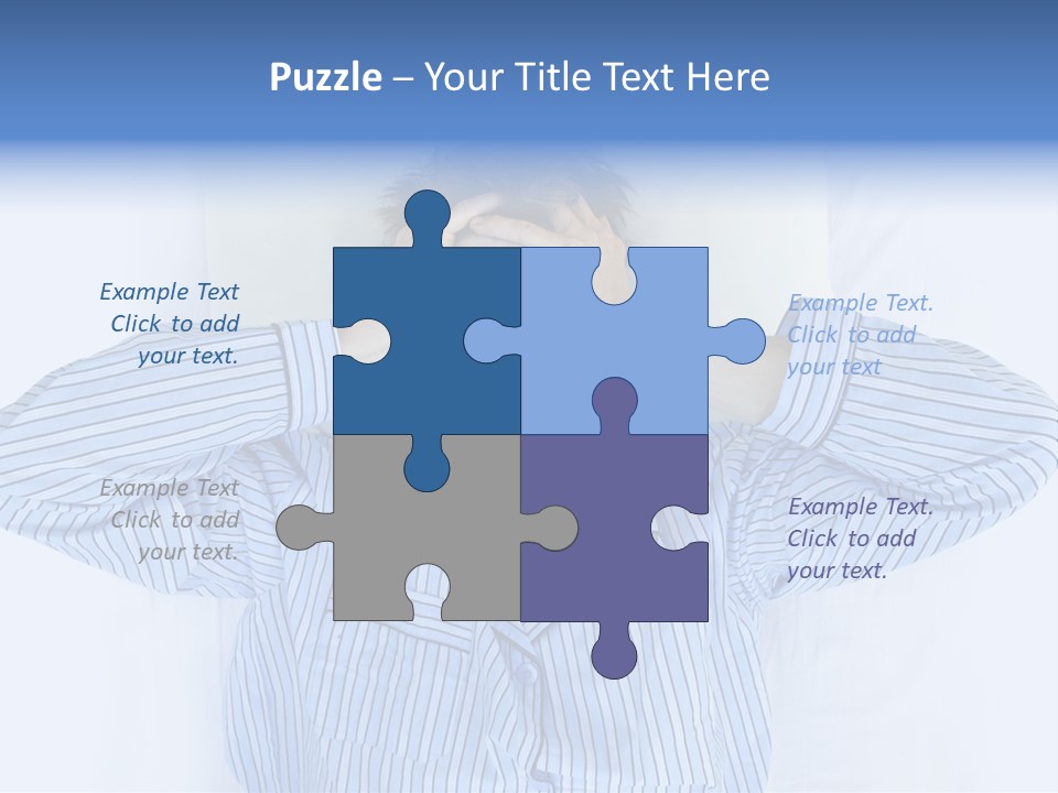 Noisy Stress Trouble Sleeping PowerPoint Template