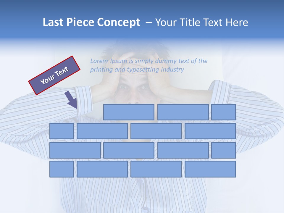 Noisy Stress Trouble Sleeping PowerPoint Template