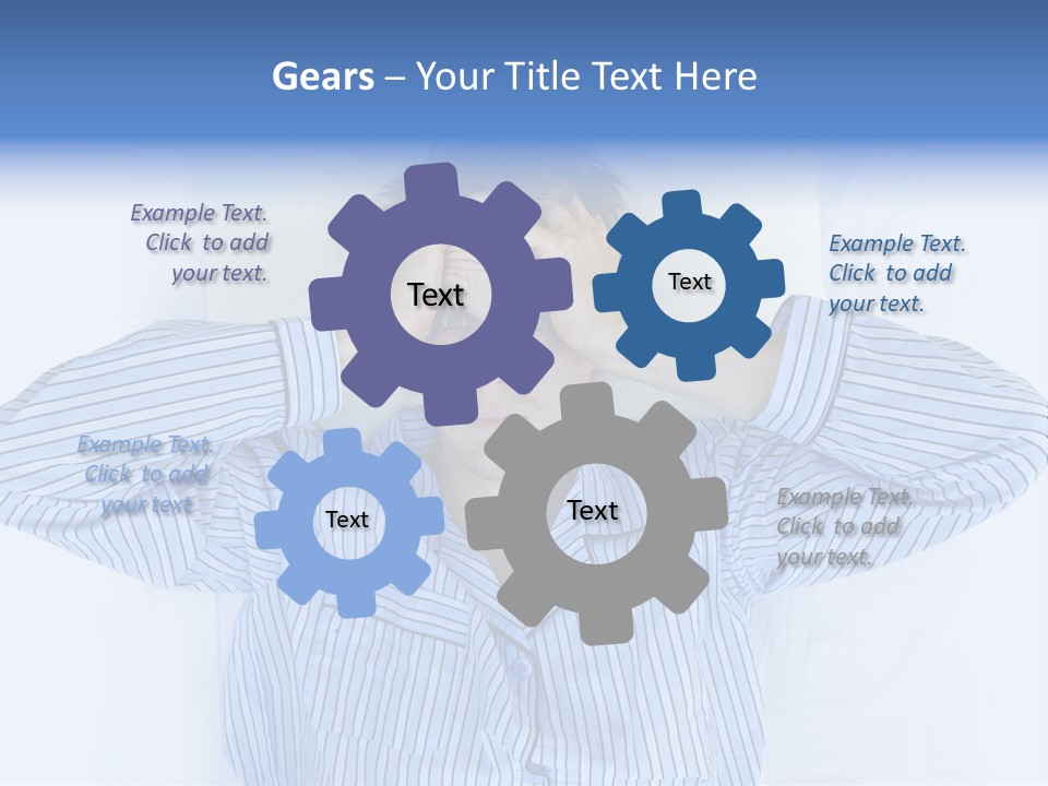 Noisy Stress Trouble Sleeping PowerPoint Template