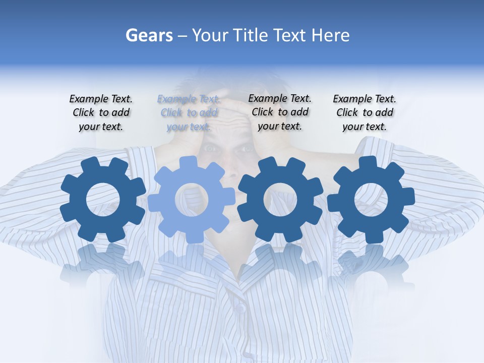 Noisy Stress Trouble Sleeping PowerPoint Template