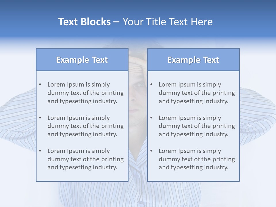 Noisy Stress Trouble Sleeping PowerPoint Template