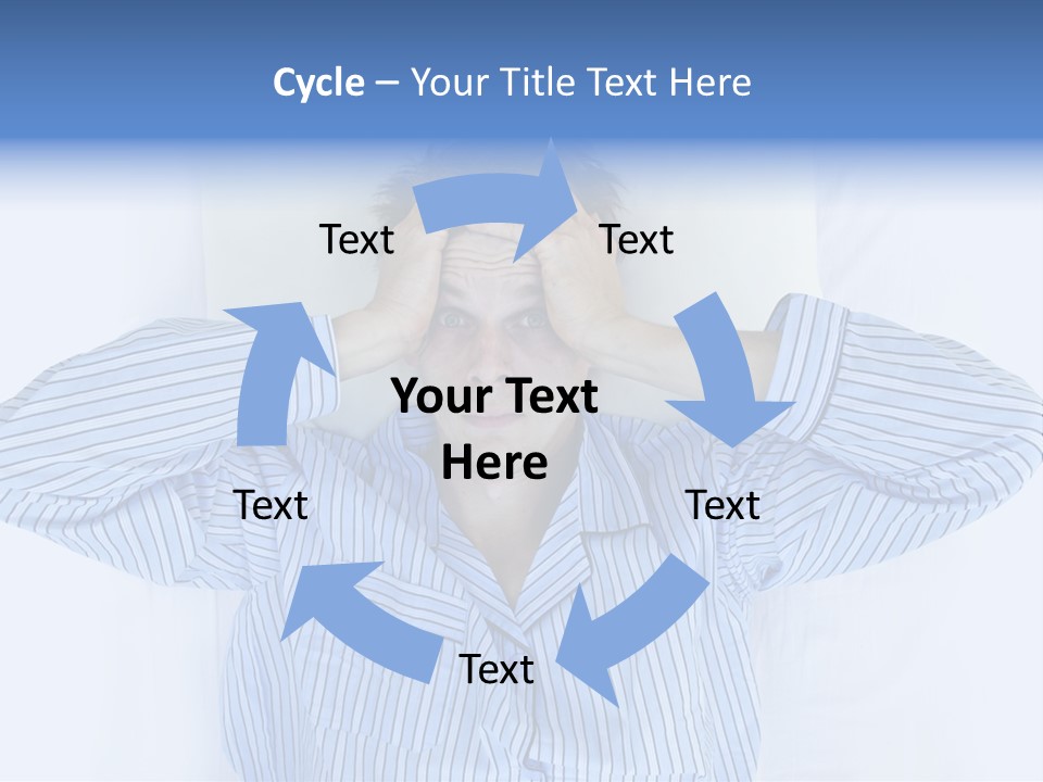 Noisy Stress Trouble Sleeping PowerPoint Template