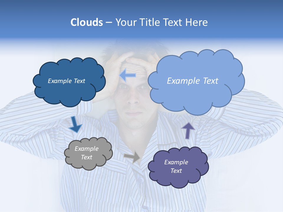 Noisy Stress Trouble Sleeping PowerPoint Template