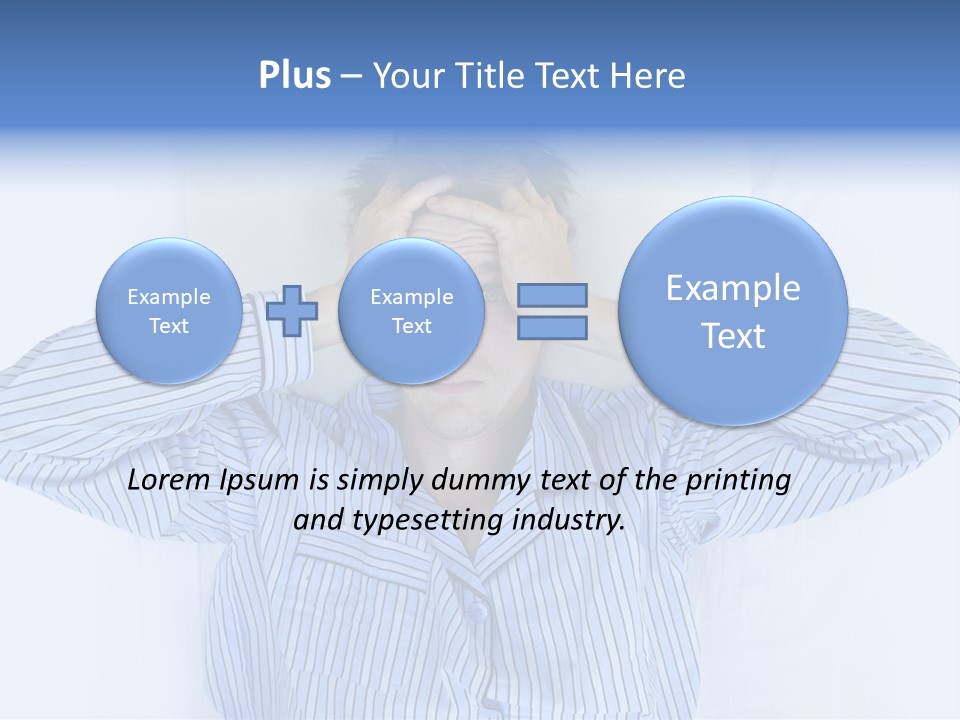 Noisy Stress Trouble Sleeping PowerPoint Template