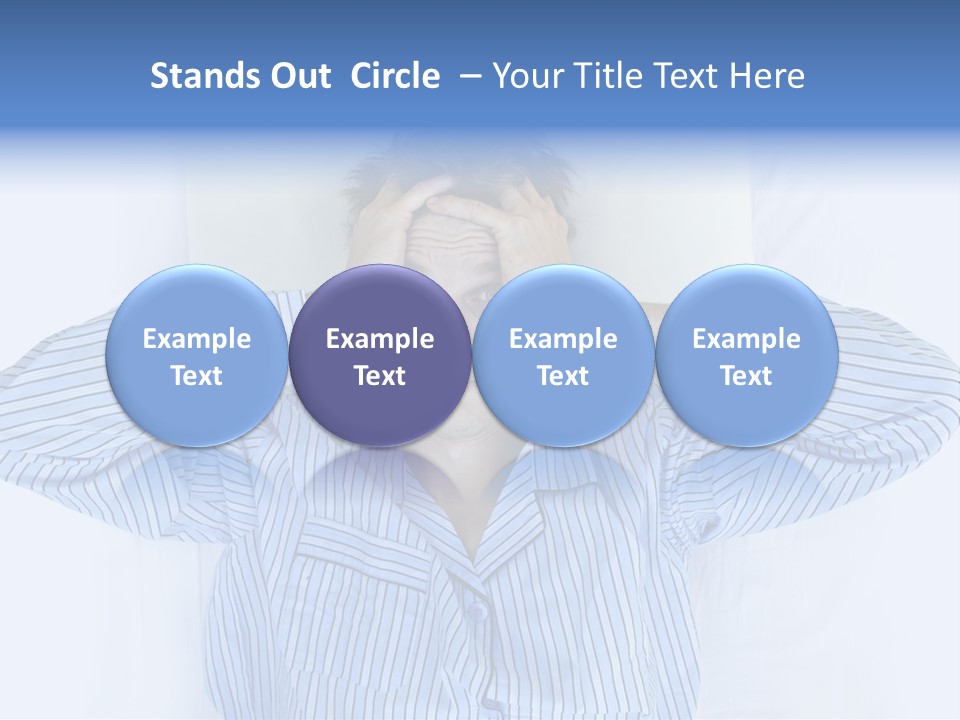 Noisy Stress Trouble Sleeping PowerPoint Template