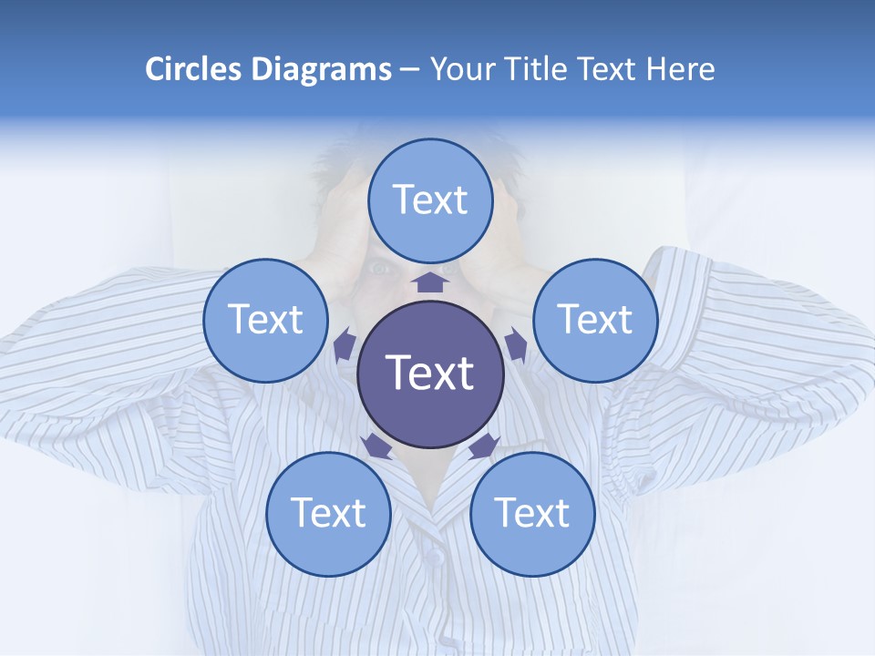 Noisy Stress Trouble Sleeping PowerPoint Template