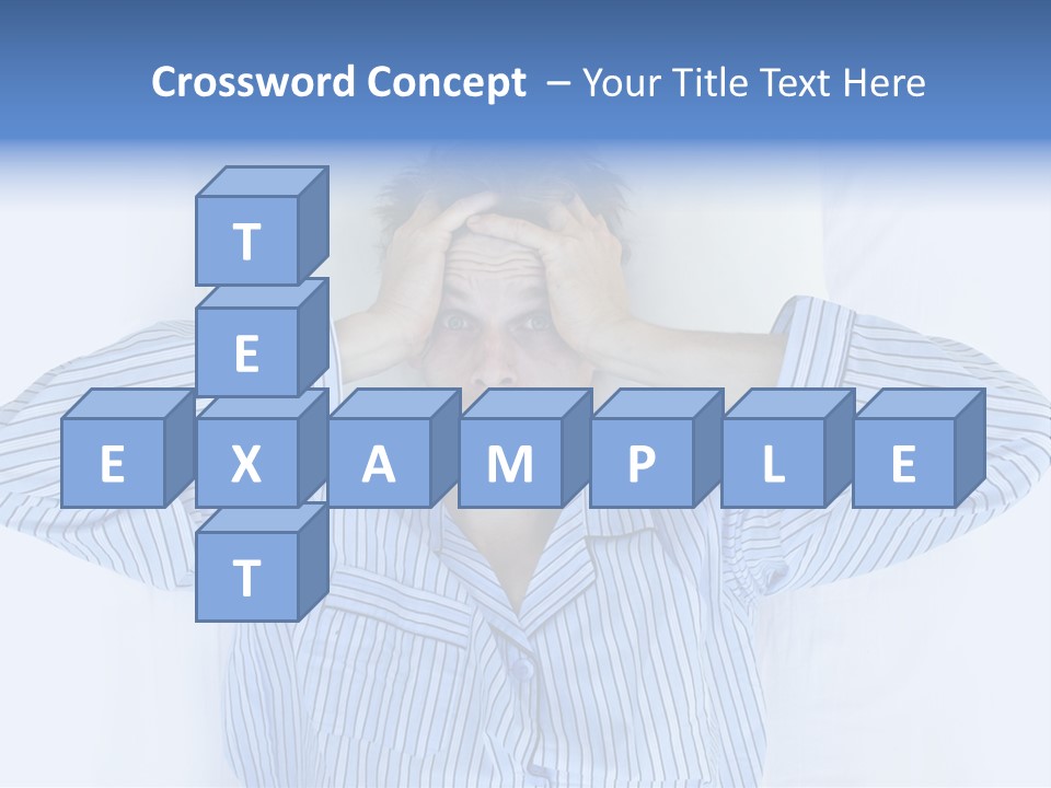 Noisy Stress Trouble Sleeping PowerPoint Template