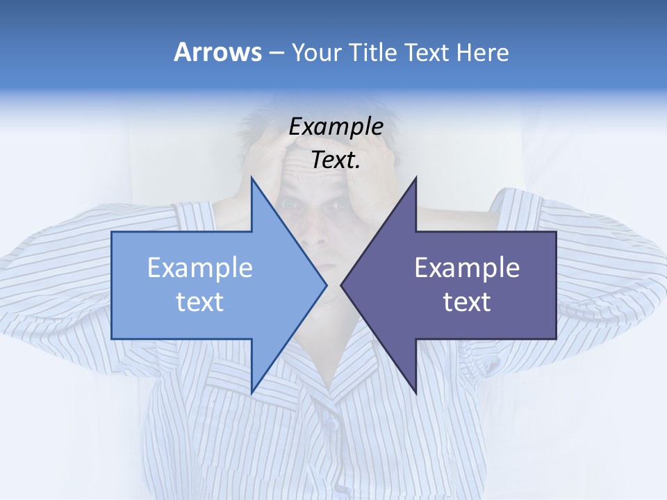 Noisy Stress Trouble Sleeping PowerPoint Template