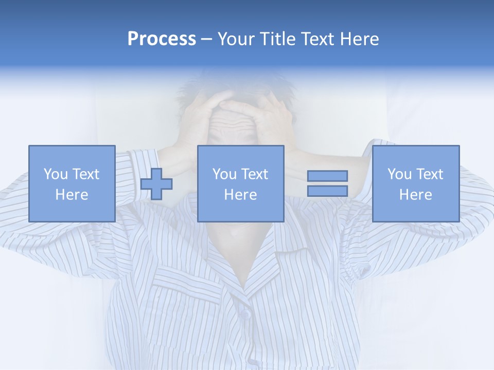 Noisy Stress Trouble Sleeping PowerPoint Template