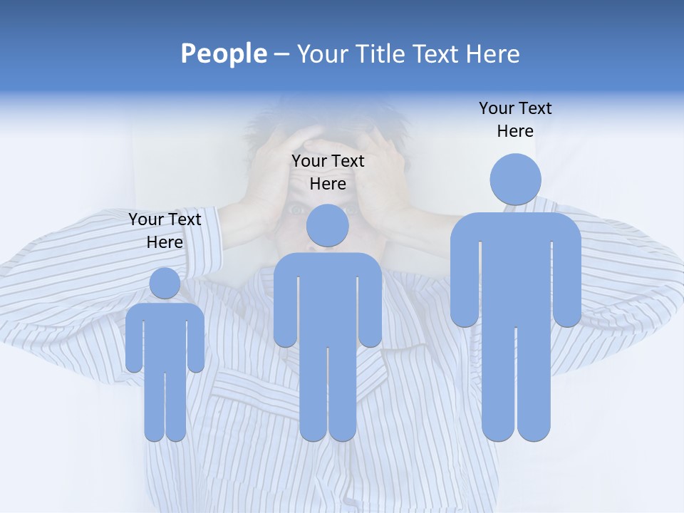 Noisy Stress Trouble Sleeping PowerPoint Template