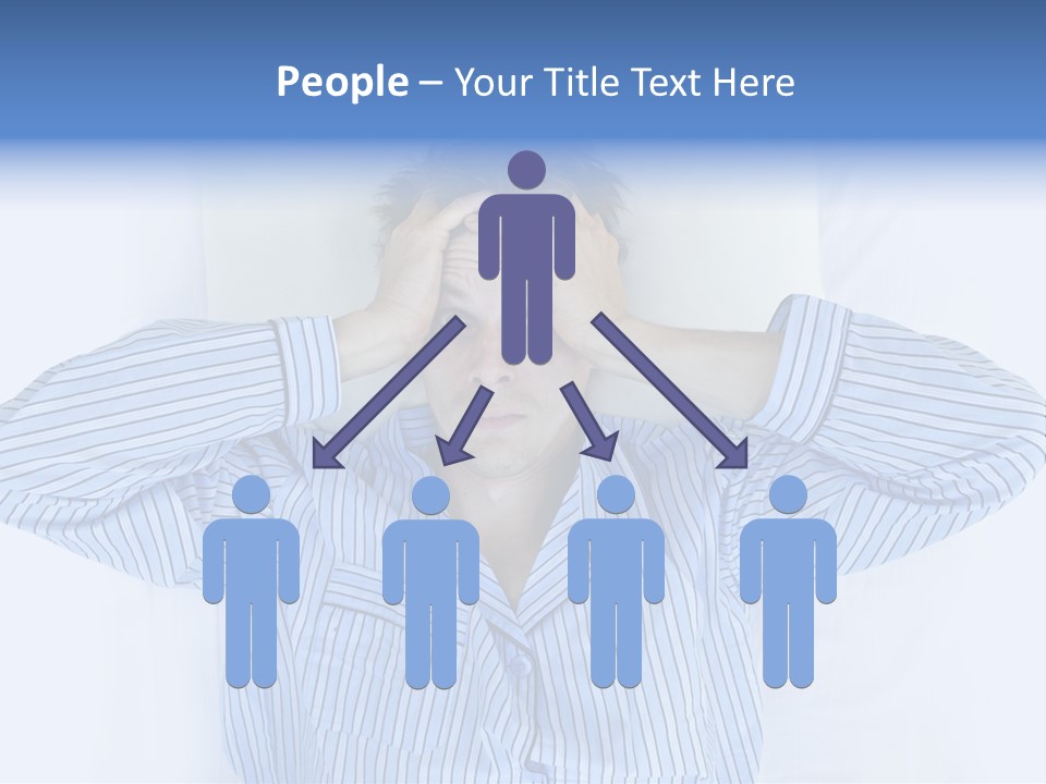 Noisy Stress Trouble Sleeping PowerPoint Template