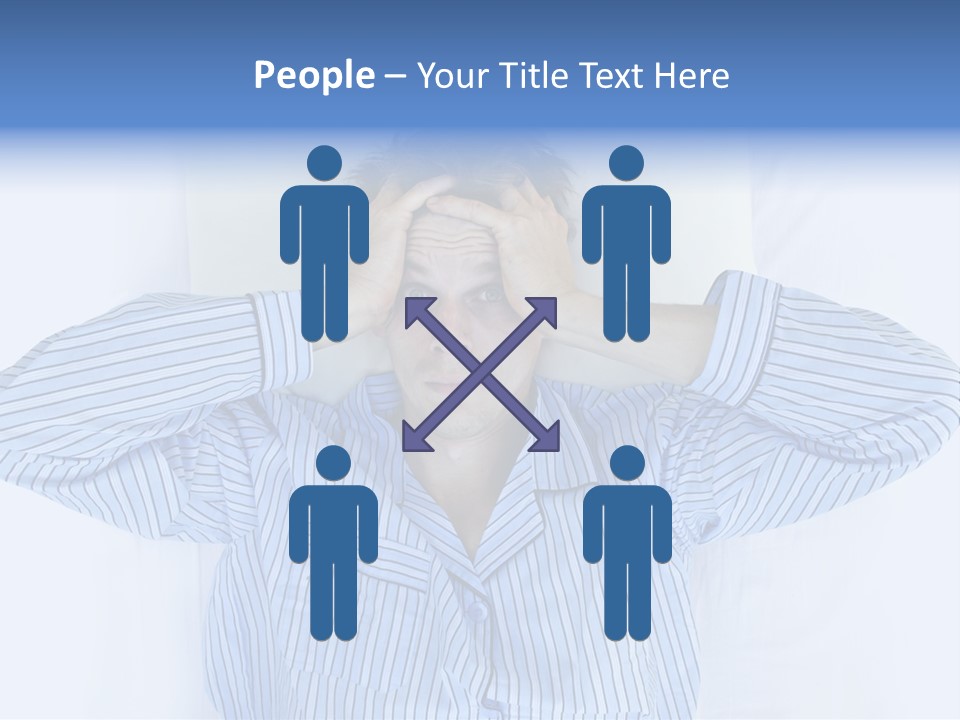 Noisy Stress Trouble Sleeping PowerPoint Template