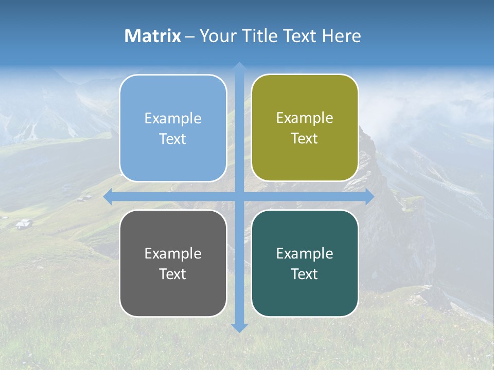 Summer Day Ortisei PowerPoint Template