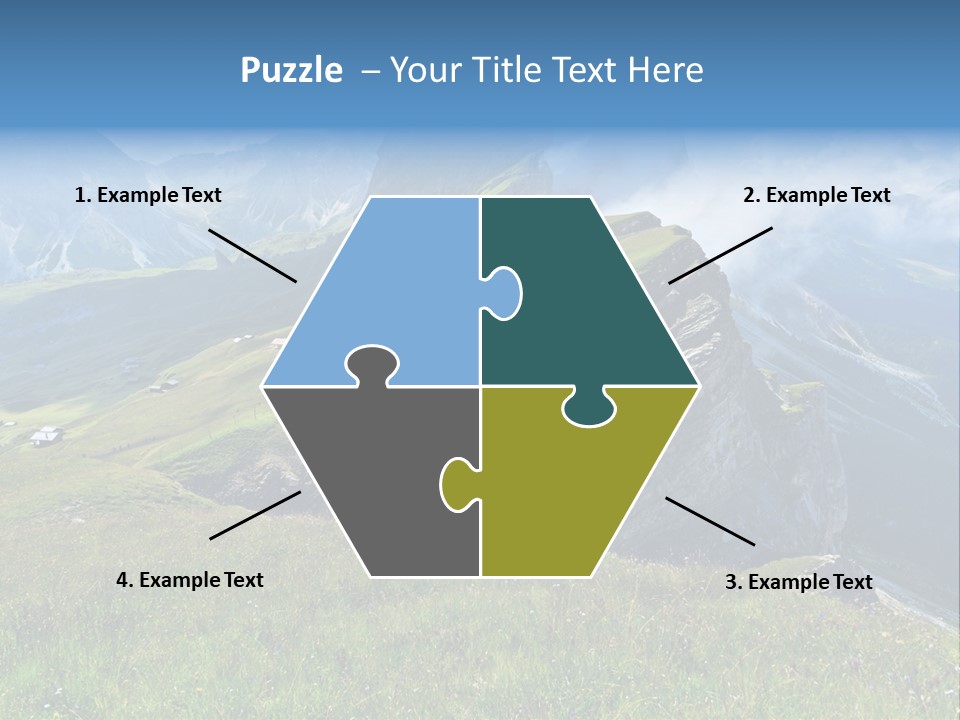 Summer Day Ortisei PowerPoint Template