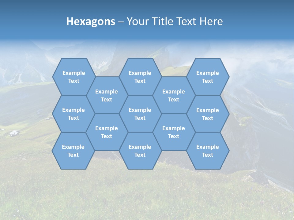 Summer Day Ortisei PowerPoint Template