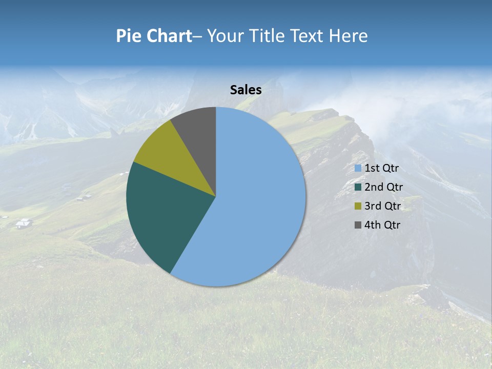 Summer Day Ortisei PowerPoint Template