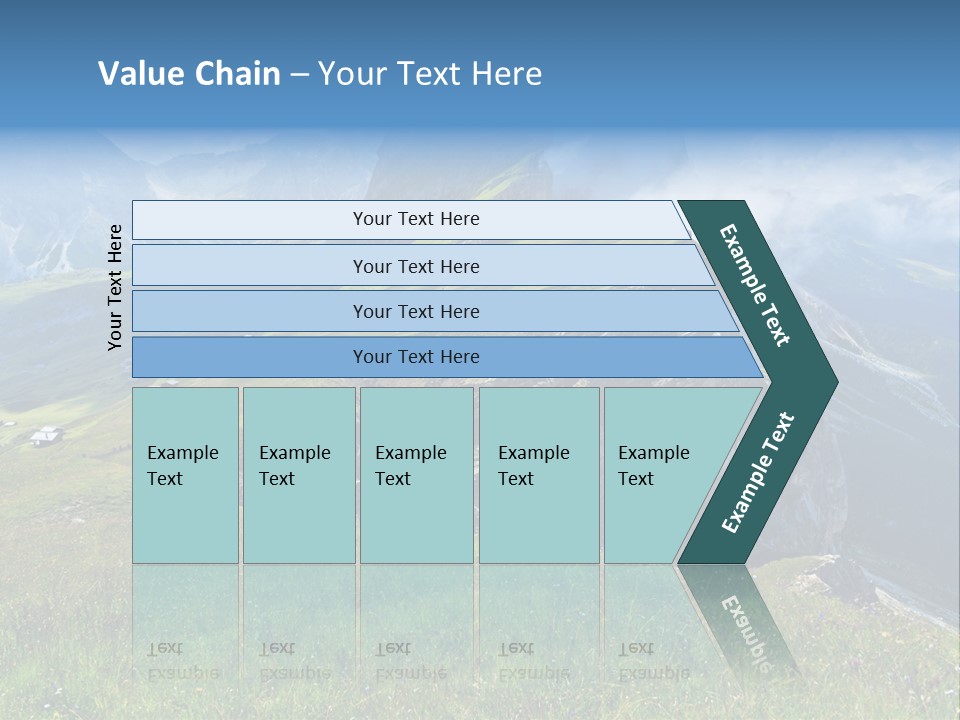 Summer Day Ortisei PowerPoint Template