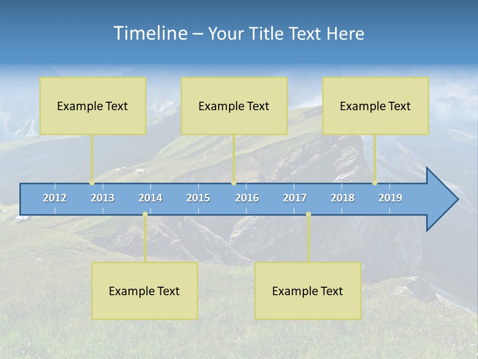 Summer Day Ortisei PowerPoint Template