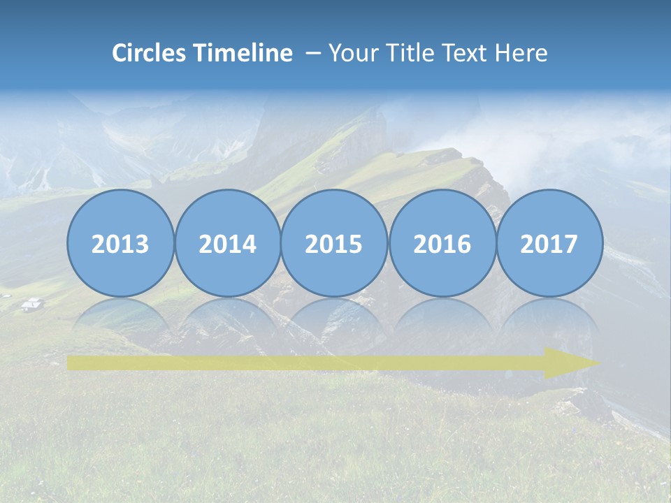 Summer Day Ortisei PowerPoint Template