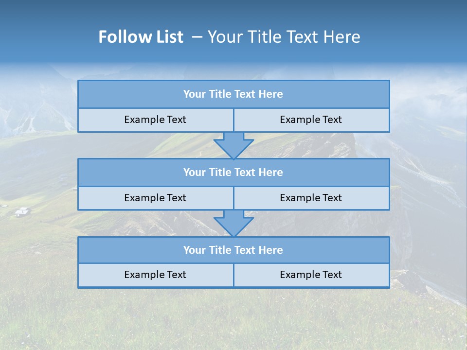 Summer Day Ortisei PowerPoint Template