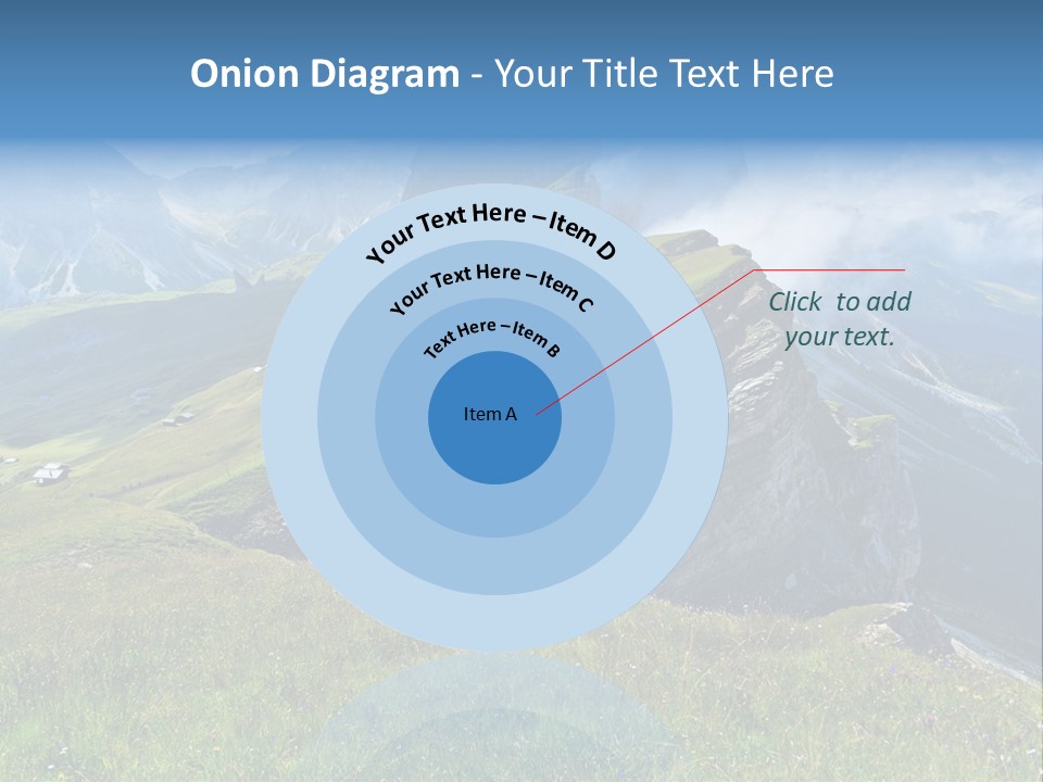 Summer Day Ortisei PowerPoint Template