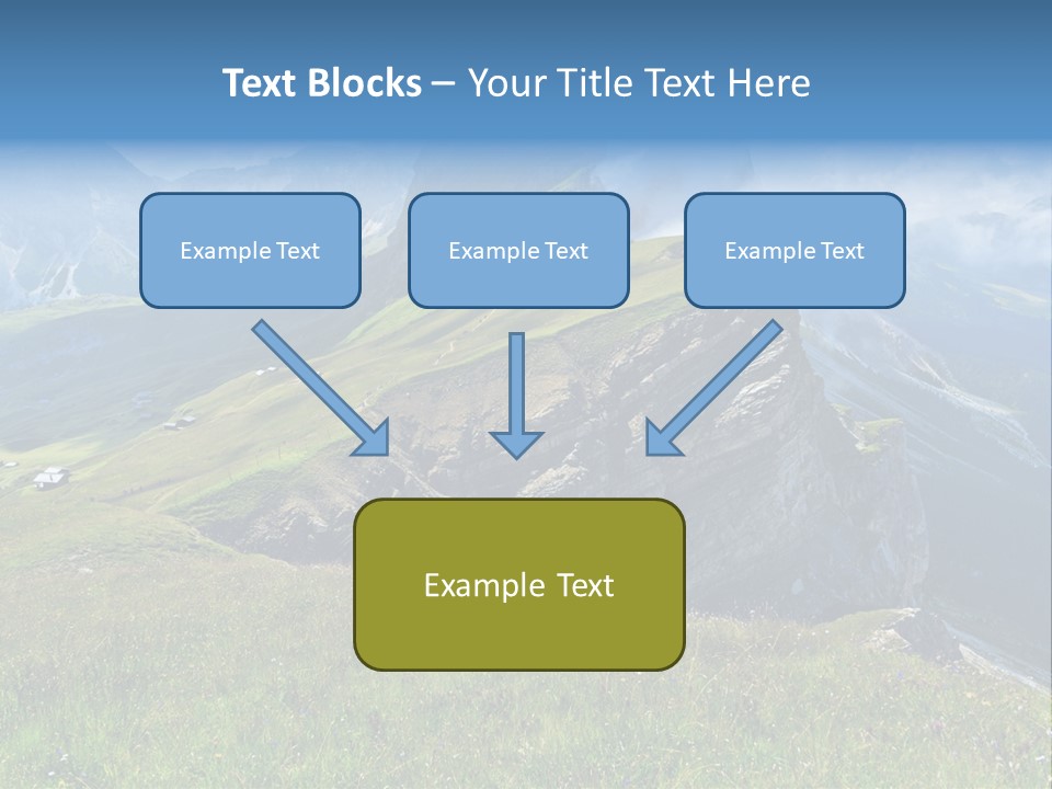 Summer Day Ortisei PowerPoint Template