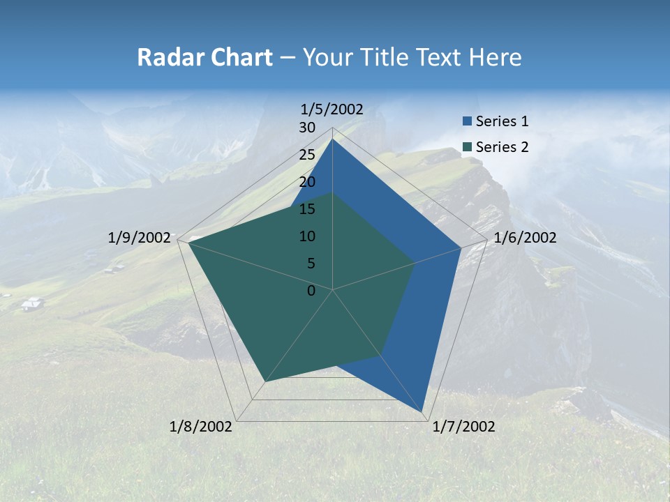 Summer Day Ortisei PowerPoint Template