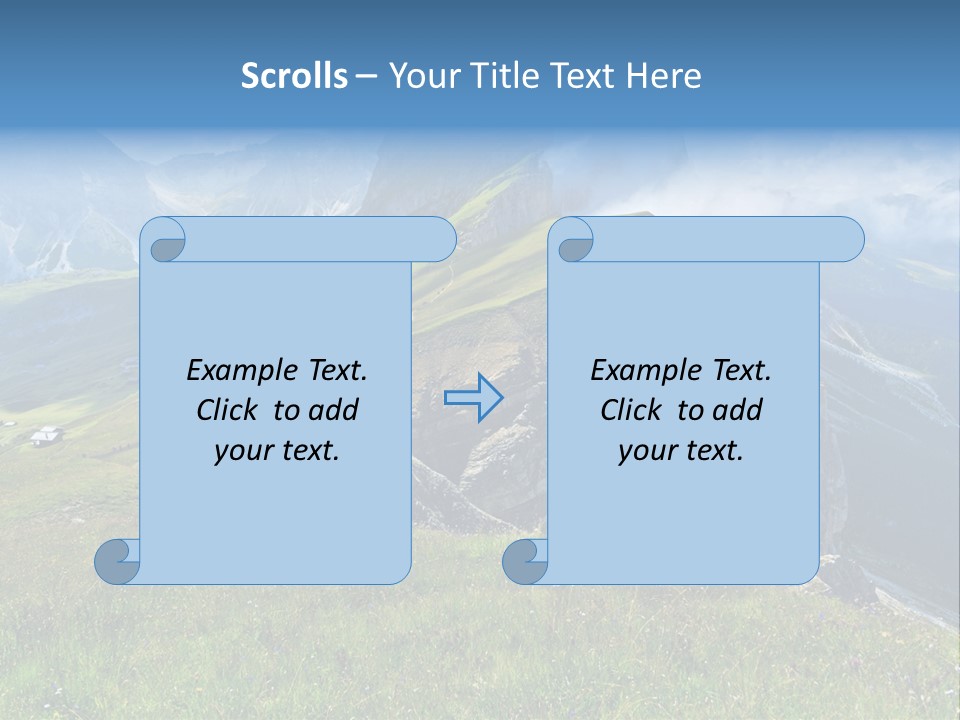 Summer Day Ortisei PowerPoint Template