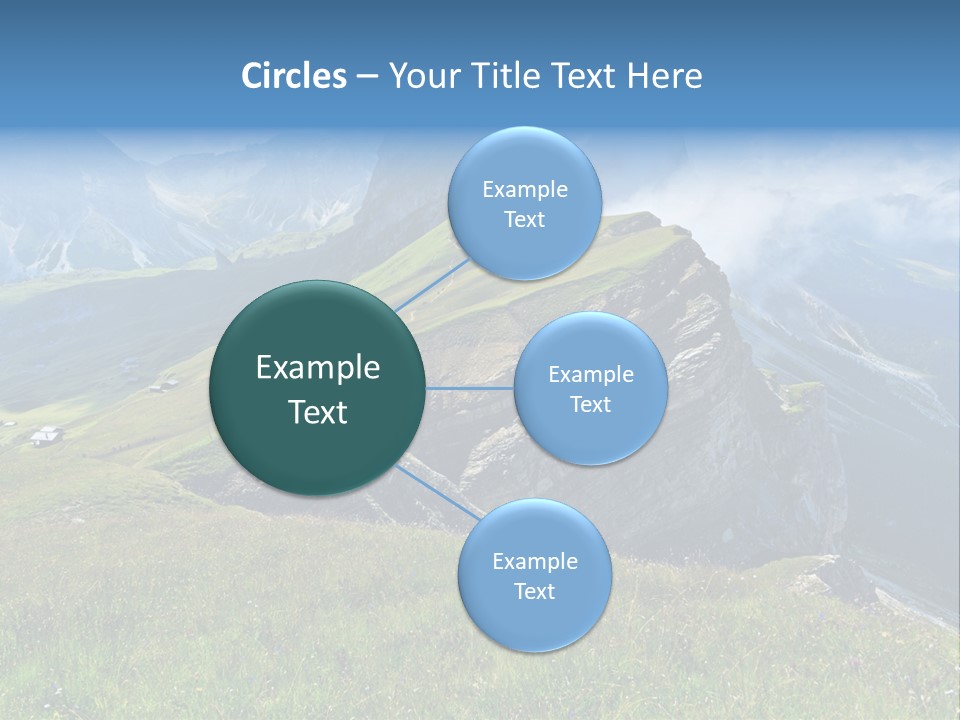 Summer Day Ortisei PowerPoint Template