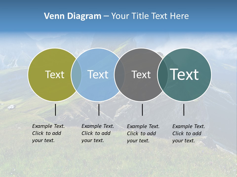 Summer Day Ortisei PowerPoint Template